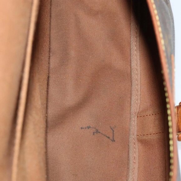 LOUIS VUITTON Monogram Saumur 35 Shoulder Bag M42254 LV Auth 108141 - Picture 10 of 16